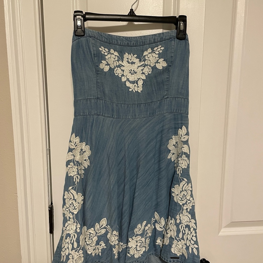 Abercrombie & Fitch Denim mini dress Large